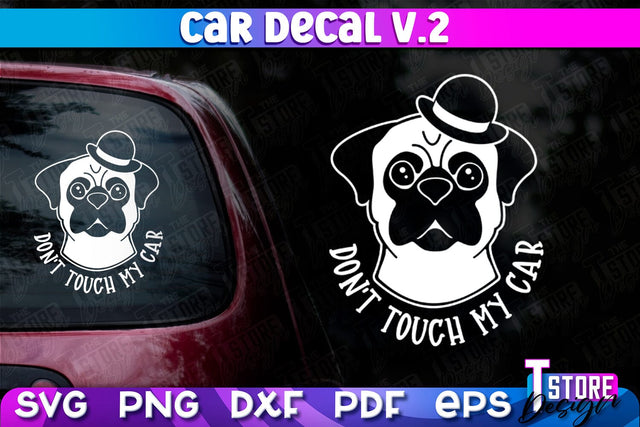 Car Decal SVG | Funny Quotes SVG | SVG File v.2 SVG The T Store Design 