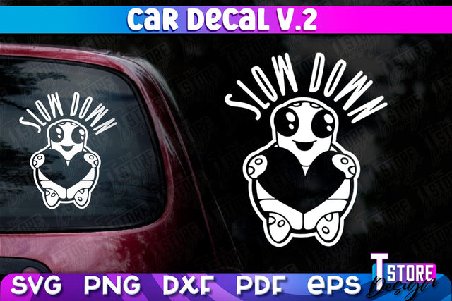 Car Decal SVG | Funny Quotes SVG | SVG File v.2 SVG The T Store Design 