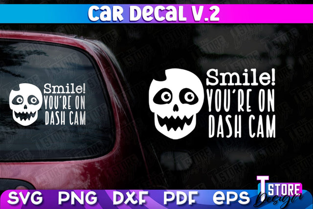 Car Decal SVG | Funny Quotes SVG | SVG File v.2 SVG The T Store Design 