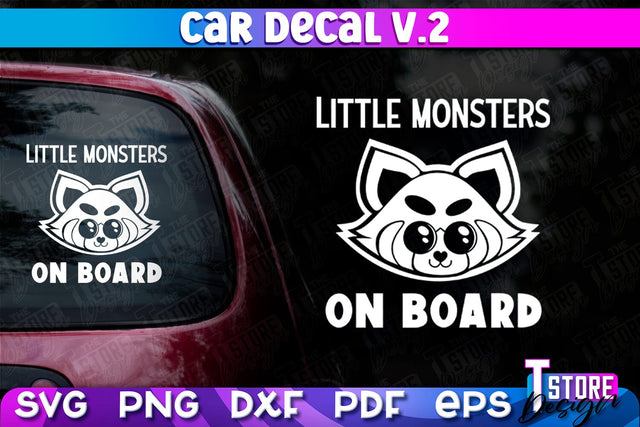 Car Decal SVG | Funny Quotes SVG | SVG File v.2 SVG The T Store Design 