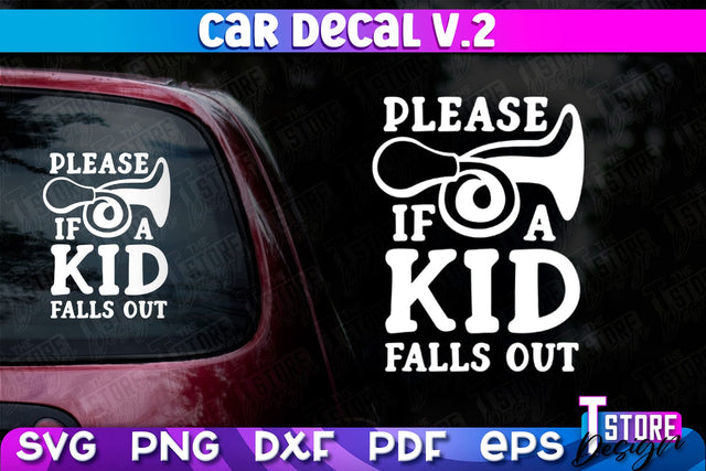 Car Decal SVG | Funny Quotes SVG | SVG File v.2 SVG The T Store Design 