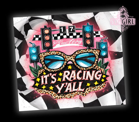 Car Racing 20oz Tumbler Wrap Sublimation Design, Straight Tapered Tumbler Wrap, Sport Race Checkered Tumbler Png, Instant Digital Download Sublimation SvggirlplusArt 