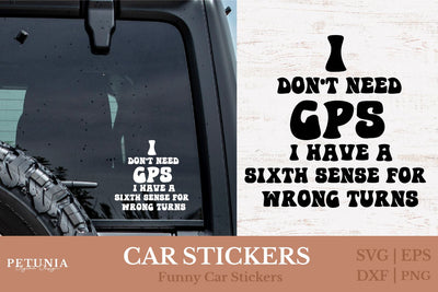 Car Stickers SVG | Funny Car Window Decal SVG SVG Petunia Digital Design 