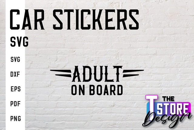 Car Stickers SVG | Funny Quotes SVG | SVG File SVG The T Store Design 
