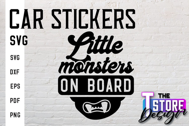 Car Stickers SVG | Funny Quotes SVG | SVG File SVG The T Store Design 