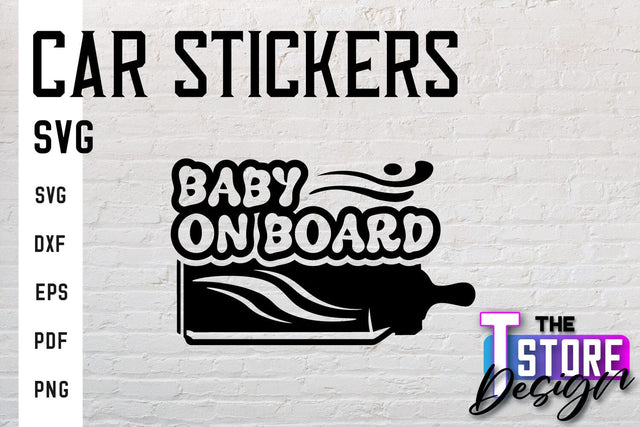 Car Stickers SVG | Funny Quotes SVG | SVG File SVG The T Store Design 