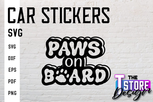Car Stickers SVG | Funny Quotes SVG | SVG File SVG The T Store Design 