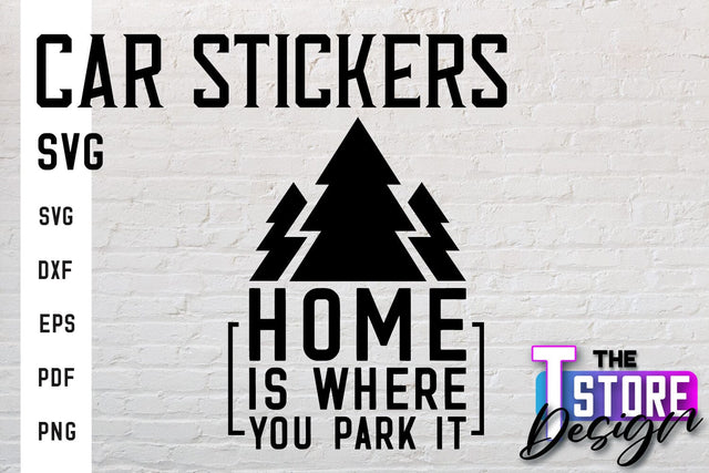 Car Stickers SVG | Funny Quotes SVG | SVG File SVG The T Store Design 