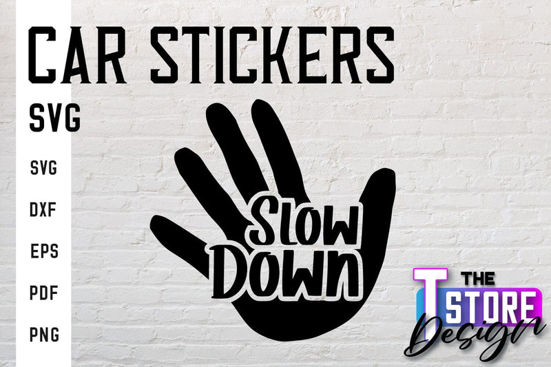 Car Stickers SVG | Funny Quotes SVG | SVG File SVG The T Store Design 
