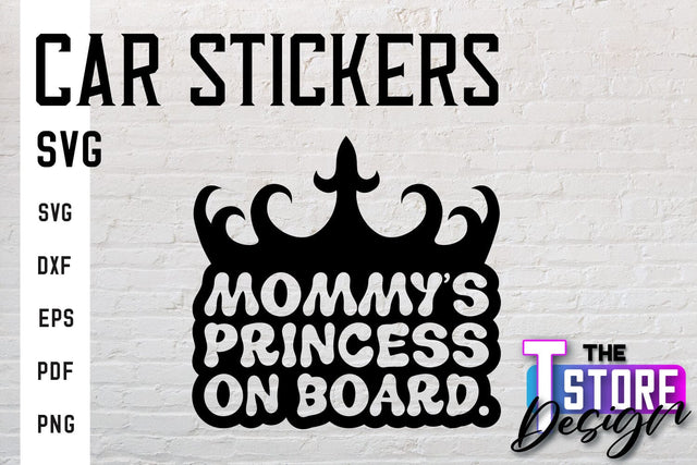 Car Stickers SVG | Funny Quotes SVG | SVG File SVG The T Store Design 