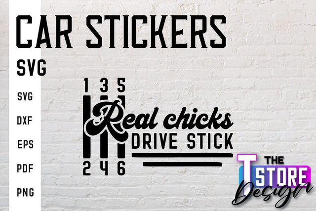 Car Stickers SVG | Funny Quotes SVG | SVG File SVG The T Store Design 
