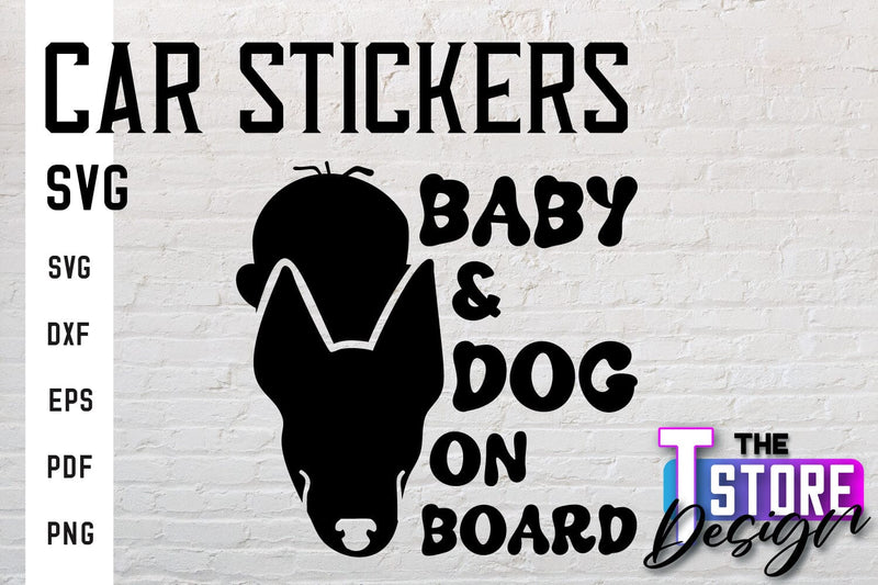 Car Stickers SVG | Funny Quotes SVG | SVG File SVG The T Store Design 