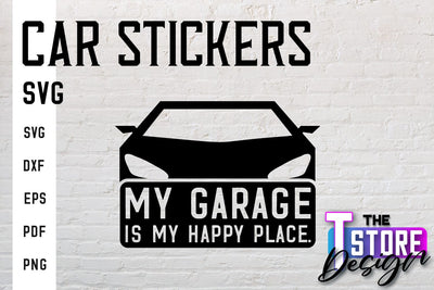 Car Stickers SVG | Funny Quotes SVG | SVG File SVG The T Store Design 