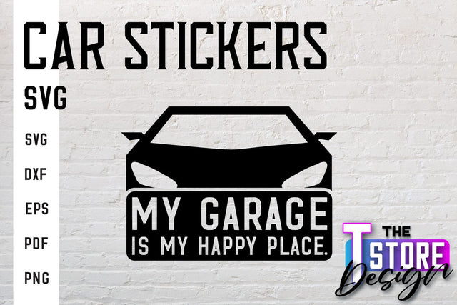 Car Stickers SVG | Funny Quotes SVG | SVG File SVG The T Store Design 