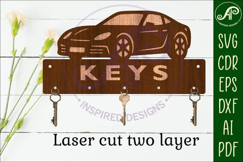 Car themed Key holder designs SVG APInspireddesigns 