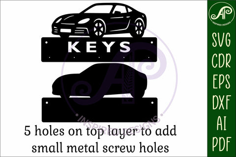 Car themed Key holder designs SVG APInspireddesigns 