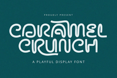 Caramel Crunch - Display Font Font Alpaprana Studio 