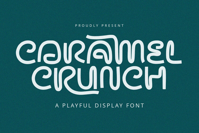 Caramel Crunch - Display Font Font Alpaprana Studio 