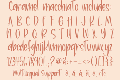 Caramel Macchiato, Cute Handwritten Font Font Designing Digitals 