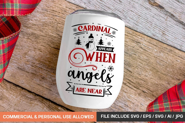 Cardinal Appears When Angels Are Near Svg Design SVG designmaster24 
