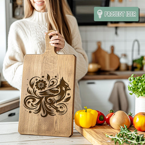 Cardinal Bird SVG DXF PNG JPG SVG CraftySVGStudio 