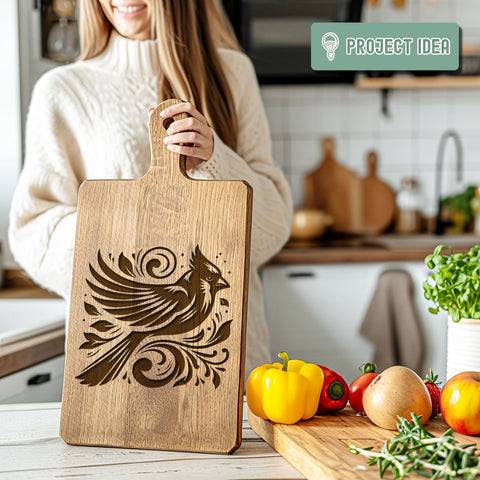 Cardinal Bird SVG DXF PNG JPG SVG CraftySVGStudio 