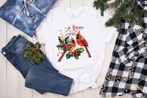 Cardinal Christmas PNG Sublimation Sublimation CraftLabSVG 