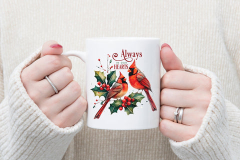 Cardinal Christmas PNG Sublimation Sublimation CraftLabSVG 