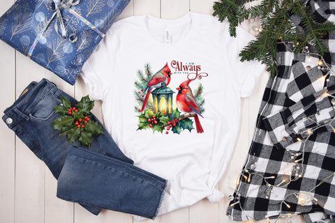Cardinal Christmas PNG Sublimation Sublimation CraftLabSVG 