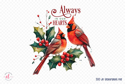 Cardinal Christmas PNG Sublimation Sublimation CraftLabSVG 