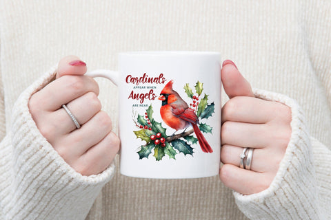 Cardinal Christmas Sublimation Design Sublimation CraftLabSVG 