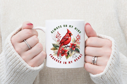 Cardinal Christmas Sublimation Design Sublimation CraftLabSVG 