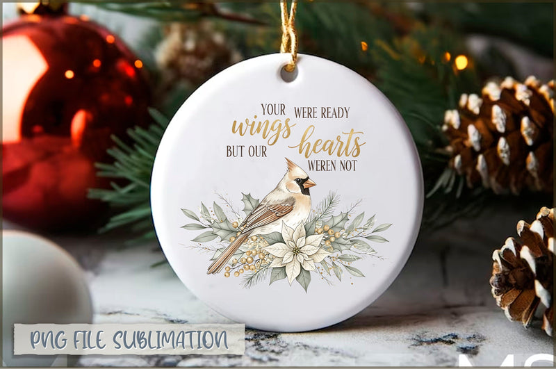 Cardinal Vintage Christmas PNG Sublimation Shetara Begum 