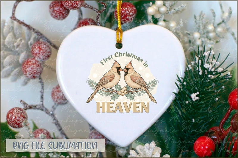 Cardinal Vintage Christmas PNG Sublimation Shetara Begum 