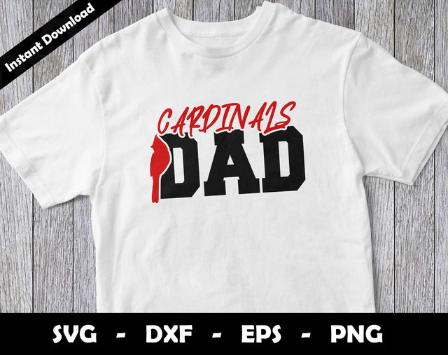 Cardinals Dad SVG Cut File, Cardinals logo SVG Design, Cardinals Dad Football, T-Shirt Sublimation Design Png SVG Arthur Arellano 