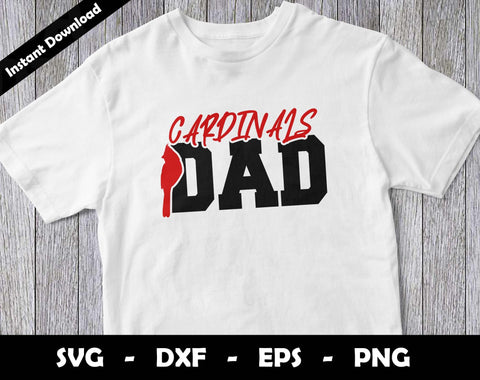 Cardinals Dad SVG Cut File, Cardinals logo SVG Design, Cardinals Dad Football, T-Shirt Sublimation Design Png SVG Arthur Arellano 