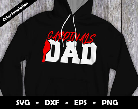 Cardinals Dad SVG Cut File, Cardinals logo SVG Design, Cardinals Dad Football, T-Shirt Sublimation Design Png SVG Arthur Arellano 