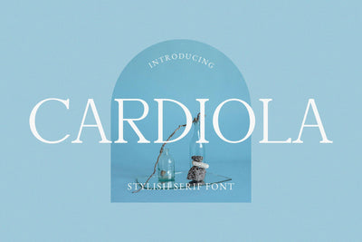Cardiola - Modern Stylish Serif Font studioalmeera 
