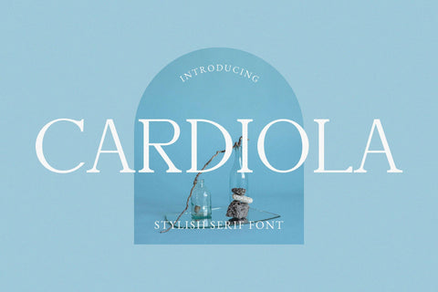 Cardiola - Modern Stylish Serif Font studioalmeera 