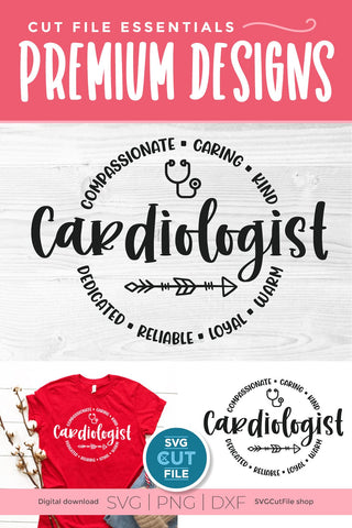 Cardiologist svg for Cricut or Silhouette SVG SVG Cut File 