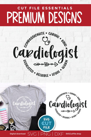 Cardiologist svg for Cricut or Silhouette SVG SVG Cut File 