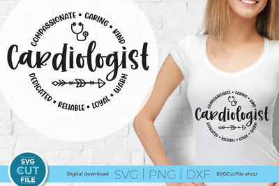 Cardiologist svg for Cricut or Silhouette SVG SVG Cut File 