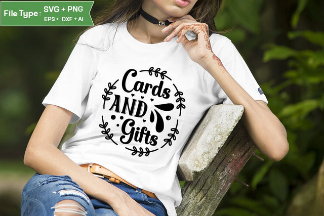 Cards And Gifts SVG Cut File, Wedding SVG Design SVGs,Quotes and Sayings,Food & Drink,On Sale, Print & Cut SVG DesignPlante 503 