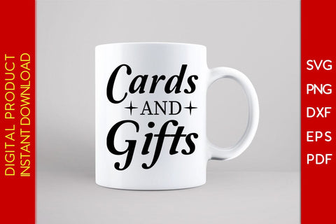 Cards And Gifts Wedding Sign SVG PNG PDF Cut File SVG Creativedesigntee 