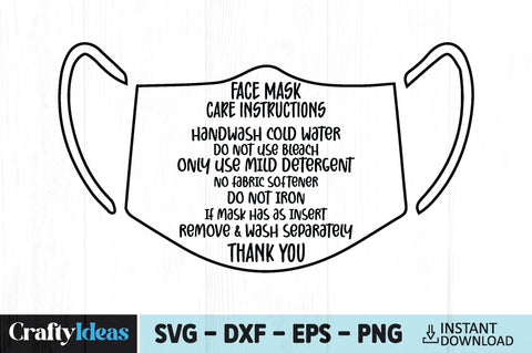 Care Card Bundle Care Instructions SVG Dxf Png Jpg Eps SVG Crafty Ideas 