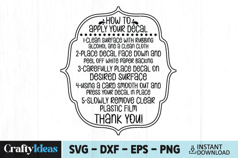 Care Card Bundle Care Instructions SVG Dxf Png Jpg Eps SVG Crafty Ideas 