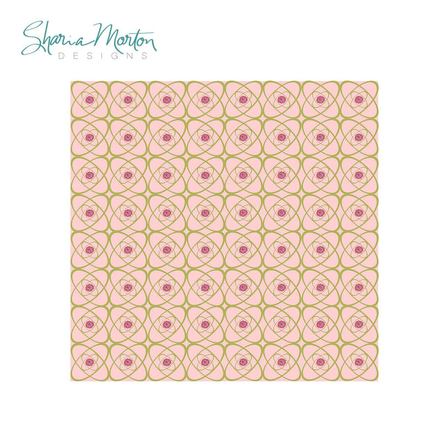 Carnations Geometric Printable Background SVG Sharia Morton Designs 