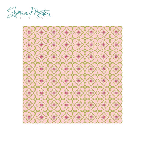 Carnations Geometric Printable Background SVG Sharia Morton Designs 