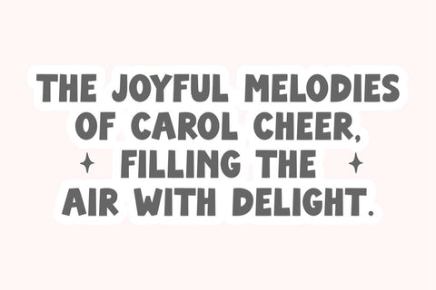 Carol Cheers - Bold Quirky Font Masyafi Studio 