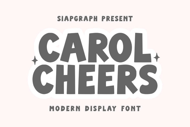 Carol Cheers - Bold Quirky Font Masyafi Studio 